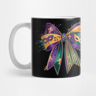 Mardi Gras Coquette Bow Mug